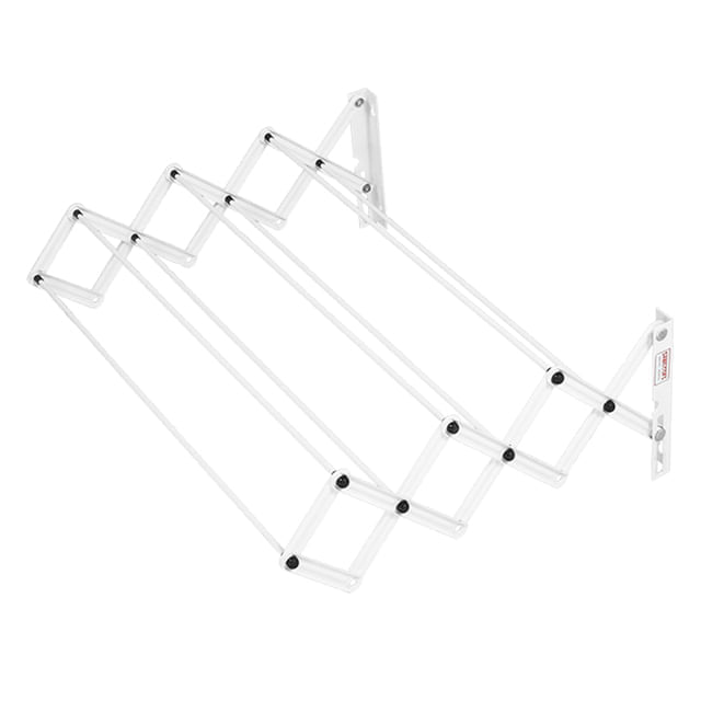 Tendedero extensible de 60 cm. 7 varillas 4 mts tendido - imagen del producto