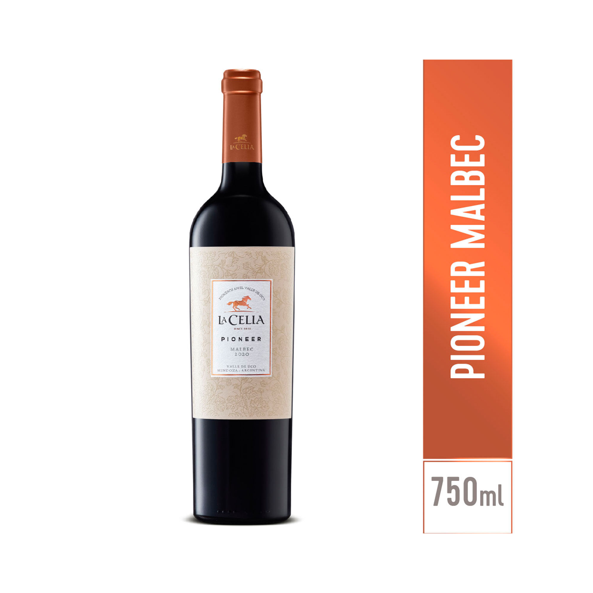 Vino La Celia Pioneer Malbec 750cc - imagen del producto