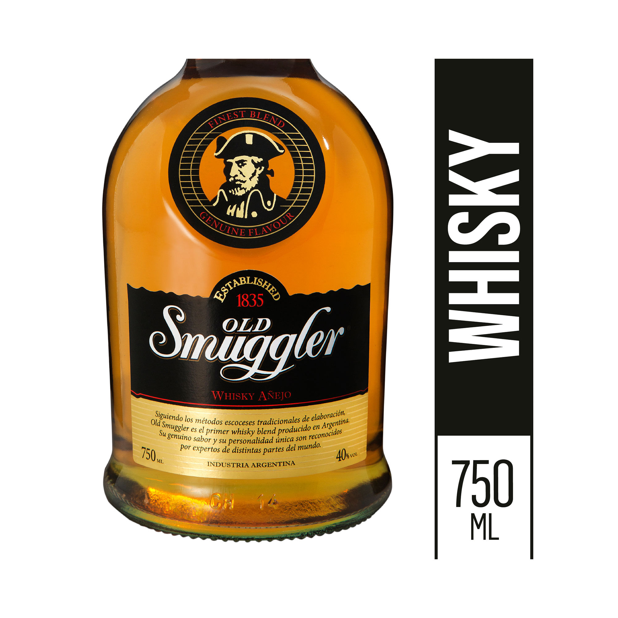 Whisky anejo Old smuggler 750 cc - imagen del producto