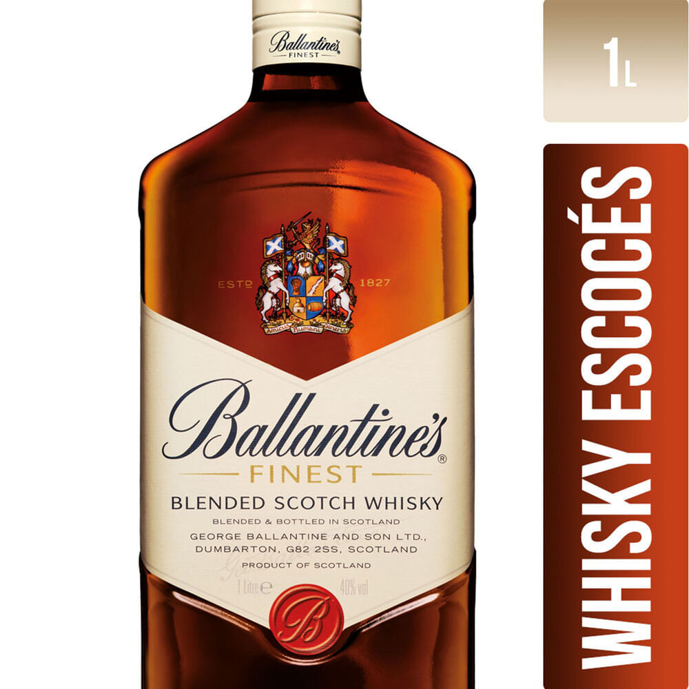 Whisky Finest 1 Lts Ballantines - imagen del producto