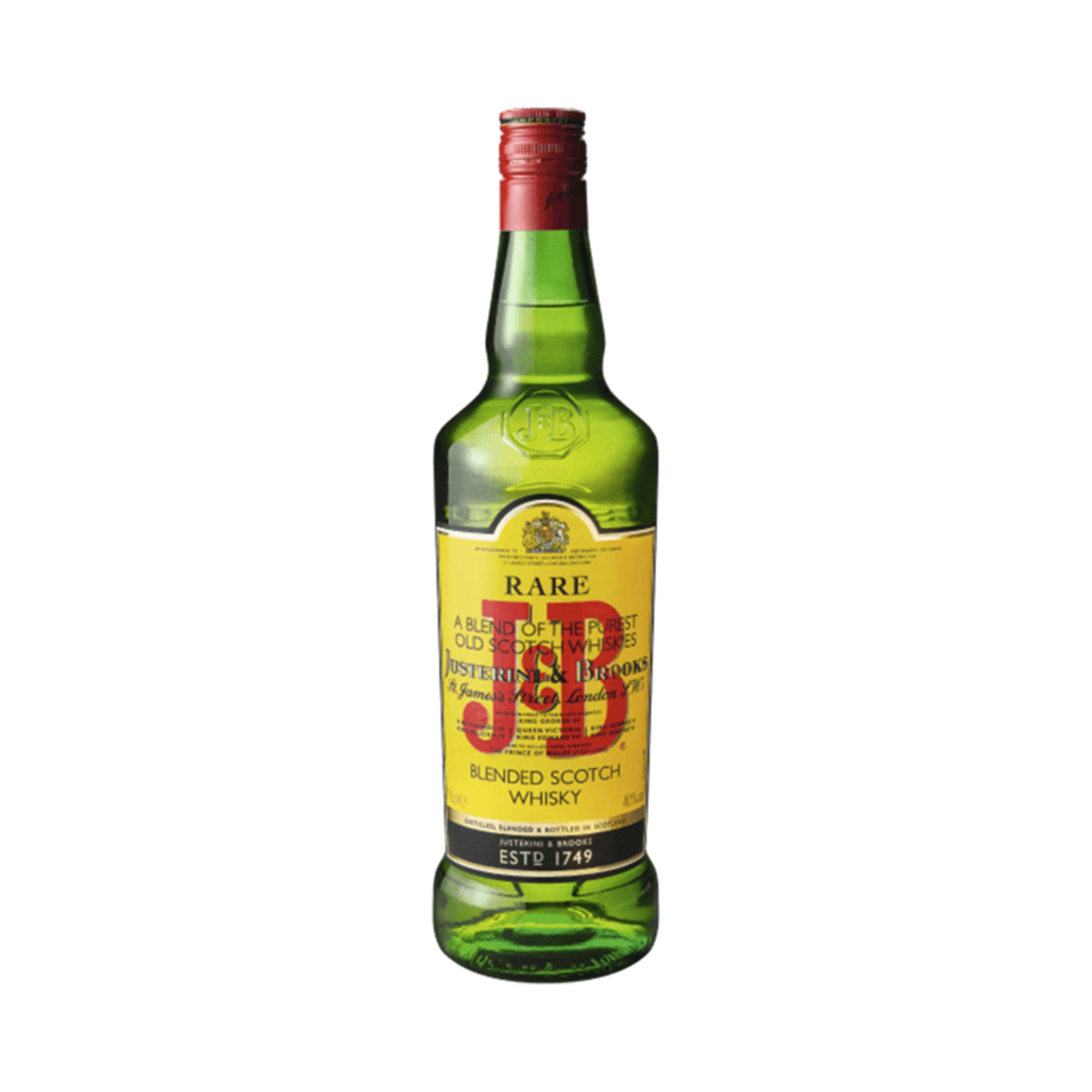 Whisky importado J&B en botella 750 ml - imagen del producto