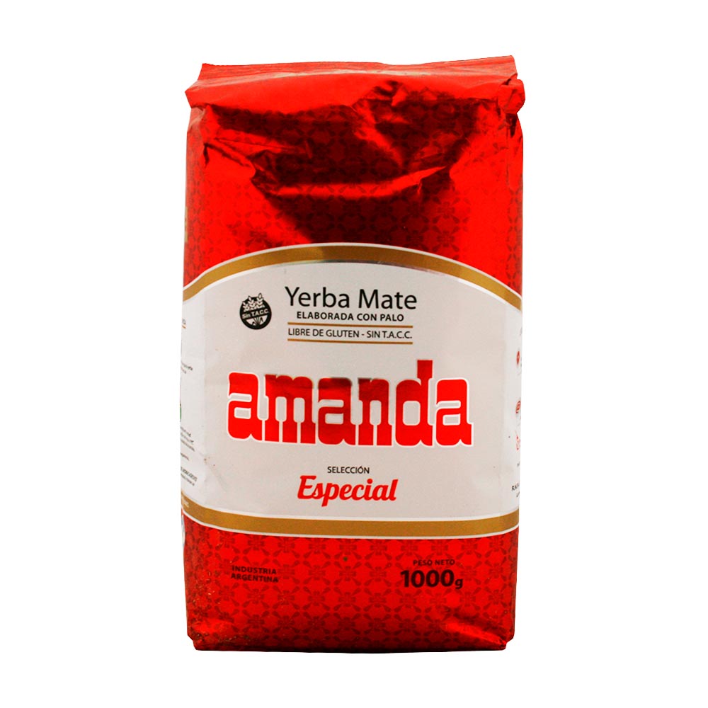 Yerba Mate con Palo Selección Especial 1 Kg Amanda - imagen del producto